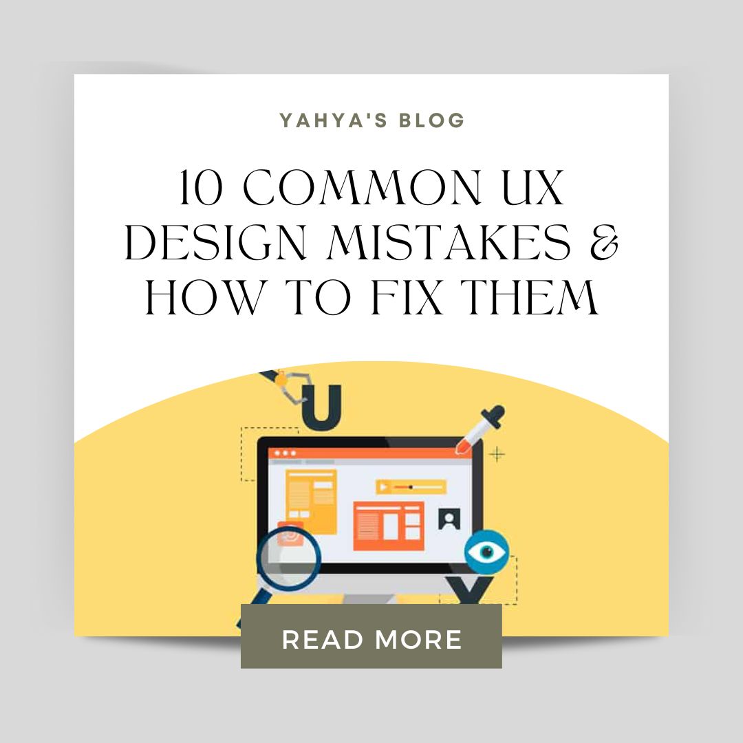 10 common UX design mistakes & how to fix them